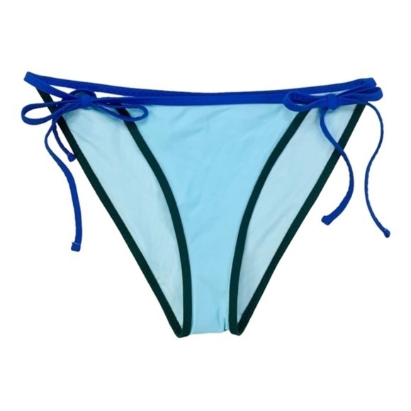 Aerie Tie Cheekiest Color Block Bikini Bottom - Picture 1 of 4